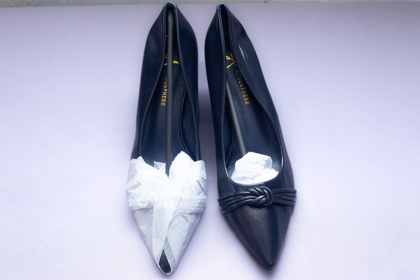 Escarpin cuir bout pointu
