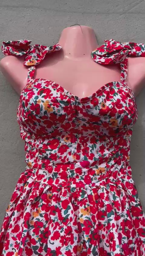 Robe fleurie